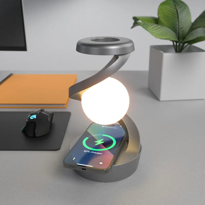 Rotary Wireless Charger RGB Lamp