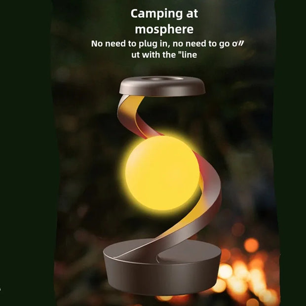 Rotary Wireless Charger RGB Lamp