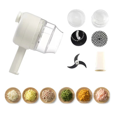 4-in-1 Electric Handheld Food Cutter