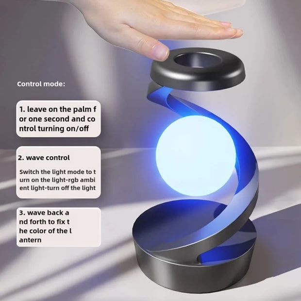 Rotary Wireless Charger RGB Lamp