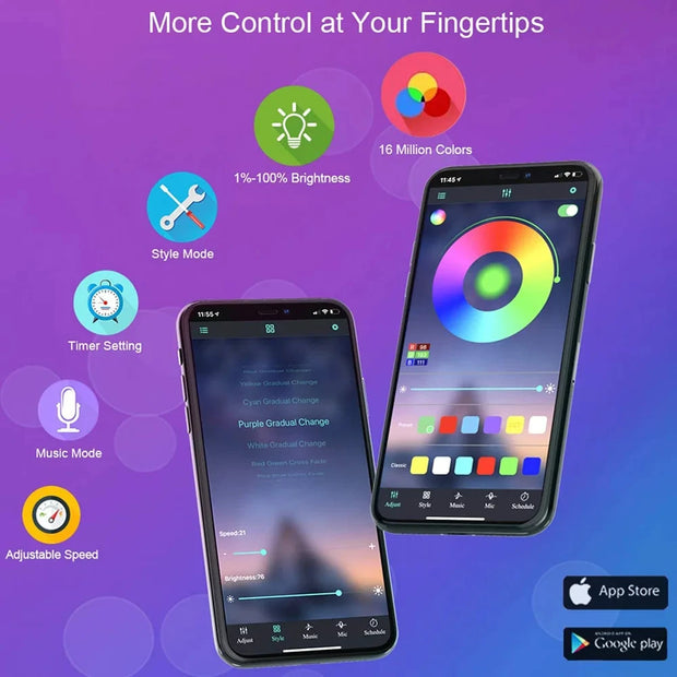 Smart Bluetooth LED Strip Lights