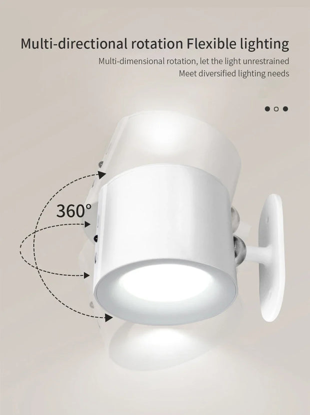 360° Rotatable LED Wall Sconce
