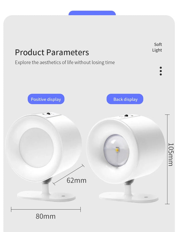 360° Rotatable LED Wall Sconce