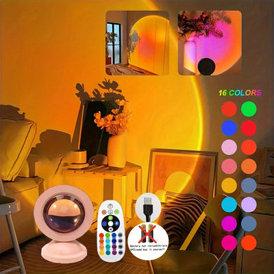 RGB Sunset Projection Lamp