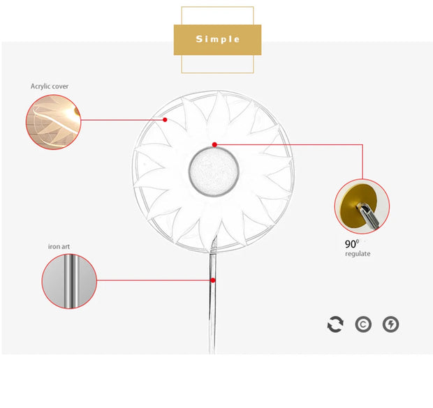Sunset Table Projection Lamp