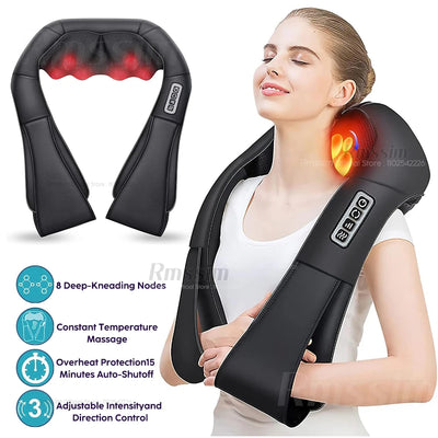 Heated Shiatsu Neck & Back Massager